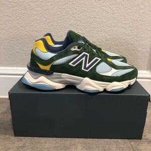 New Balance 9060 Lifestyle Sneakers Green Blue Men’s Shoes Size 9 - New!
